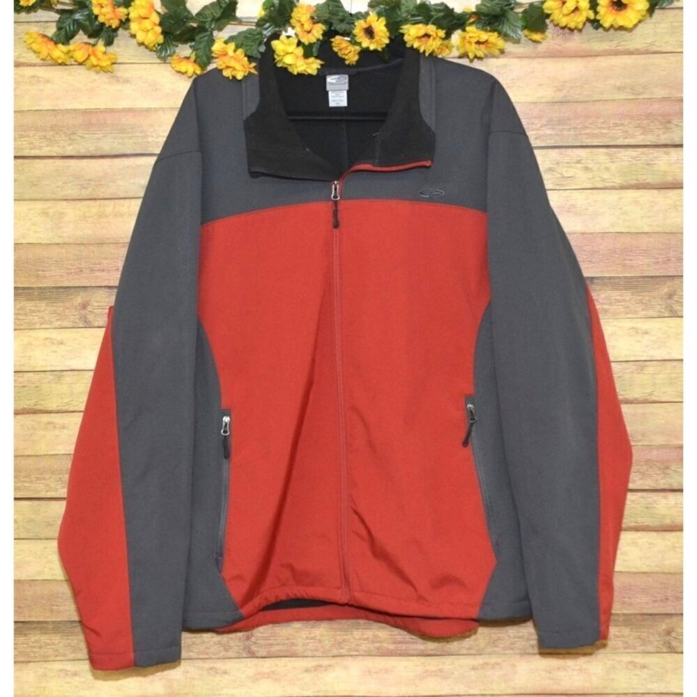 Champion Men's Full Zip Soft Shell Jacket Size XXL Zip Pockets Lined Athletic